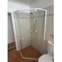 Australia Custom made Semi-Frameless Diamond Shower Screen (700-900) * (700-900) * 1950